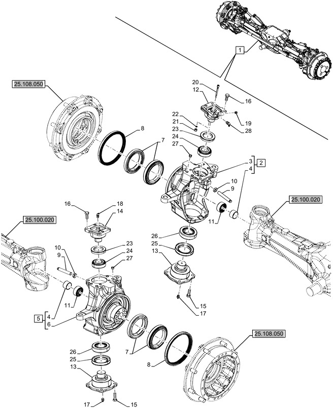 New Holland T6070 Zwrotnica 47912955 - Steering knuckle for Agricultural machinery: picture 1 New Holland T6070 Zwrotnica 47912955 - Steering knuckle for Agricultural machinery: picture 1