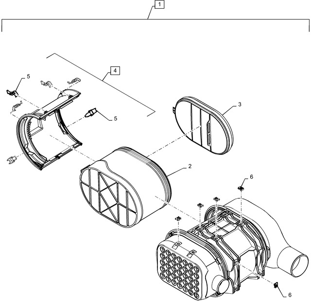 New Holland T6090 T6070 Filtr powietrza 398mm l x 261mm w x 237mm thk, paper 84191182 - Air filter for Agricultural machinery: picture 1 New Holland T6090 T6070 Filtr powietrza 398mm l x 261mm w x 237mm thk, paper 84191182 - Air filter for Agricultural machinery: picture 1