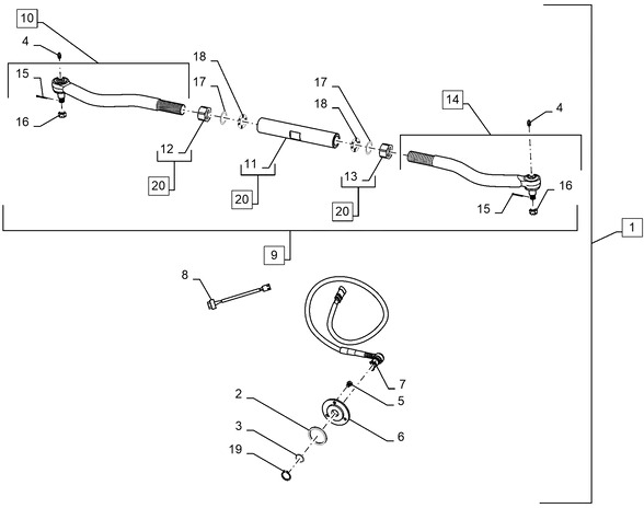 New Holland T6090 T6070 Przewod przedluzaj 87674613 - Cables/ Wire harness for Farm tractor: picture 1 New Holland T6090 T6070 Przewod przedluzaj 87674613 - Cables/ Wire harness for Farm tractor: picture 1