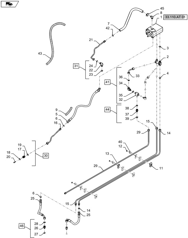New Holland T6090 Zawór hamulca 48085672 - Brake valve for Agricultural machinery: picture 1 New Holland T6090 Zawór hamulca 48085672 - Brake valve for Agricultural machinery: picture 1