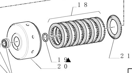 New Holland TM165 TM155 TM150 TM140 TM145 TM 180 Obudowa z tarczami Zestaw 5167836 5167875 - Clutch disc for Agricultural machinery: picture 1 New Holland TM165 TM155 TM150 TM140 TM145 TM 180 Obudowa z tarczami Zestaw 5167836 5167875 - Clutch disc for Agricultural machinery: picture 1