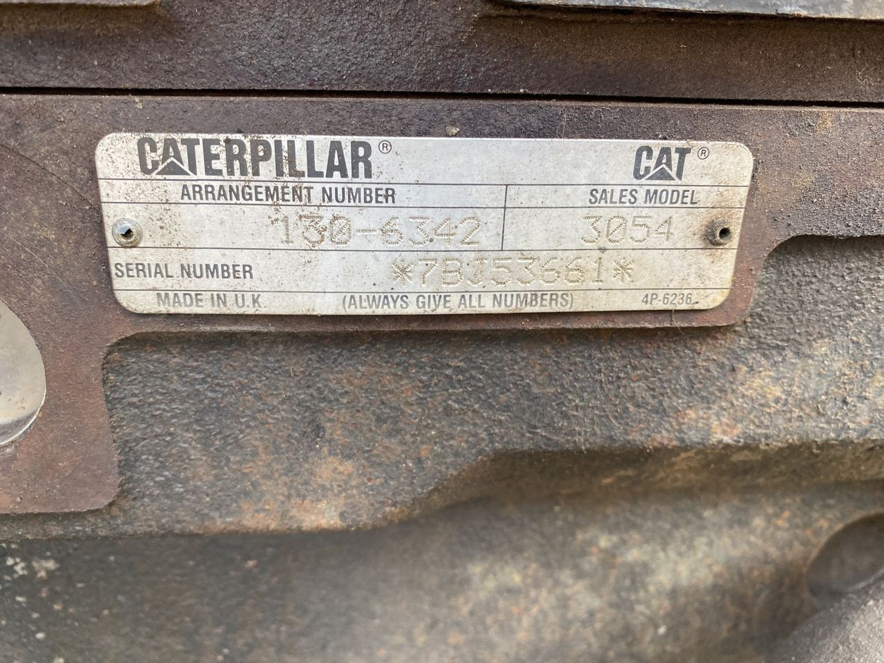 Silnik CAT | CATERPILLAR - 130-6342 | 3054 - Engine for Construction machinery: picture 1 Silnik CAT | CATERPILLAR - 130-6342 | 3054 - Engine for Construction machinery: picture 1