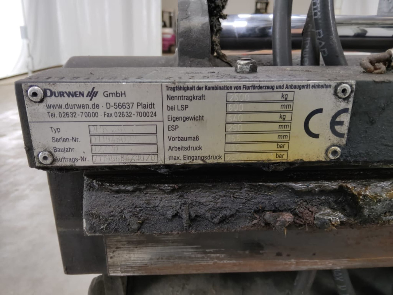 Durwen DPK30C - Attachment for Material handling equipment: picture 2 Durwen DPK30C - Attachment for Material handling equipment: picture 2