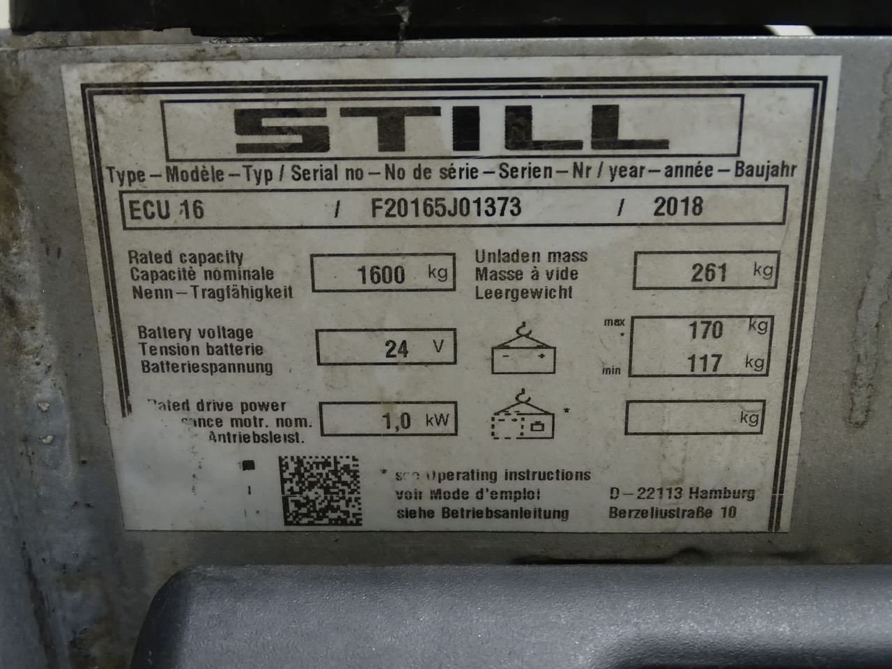 STILL ECU16 - Pallet truck: picture 5 STILL ECU16 - Pallet truck: picture 5