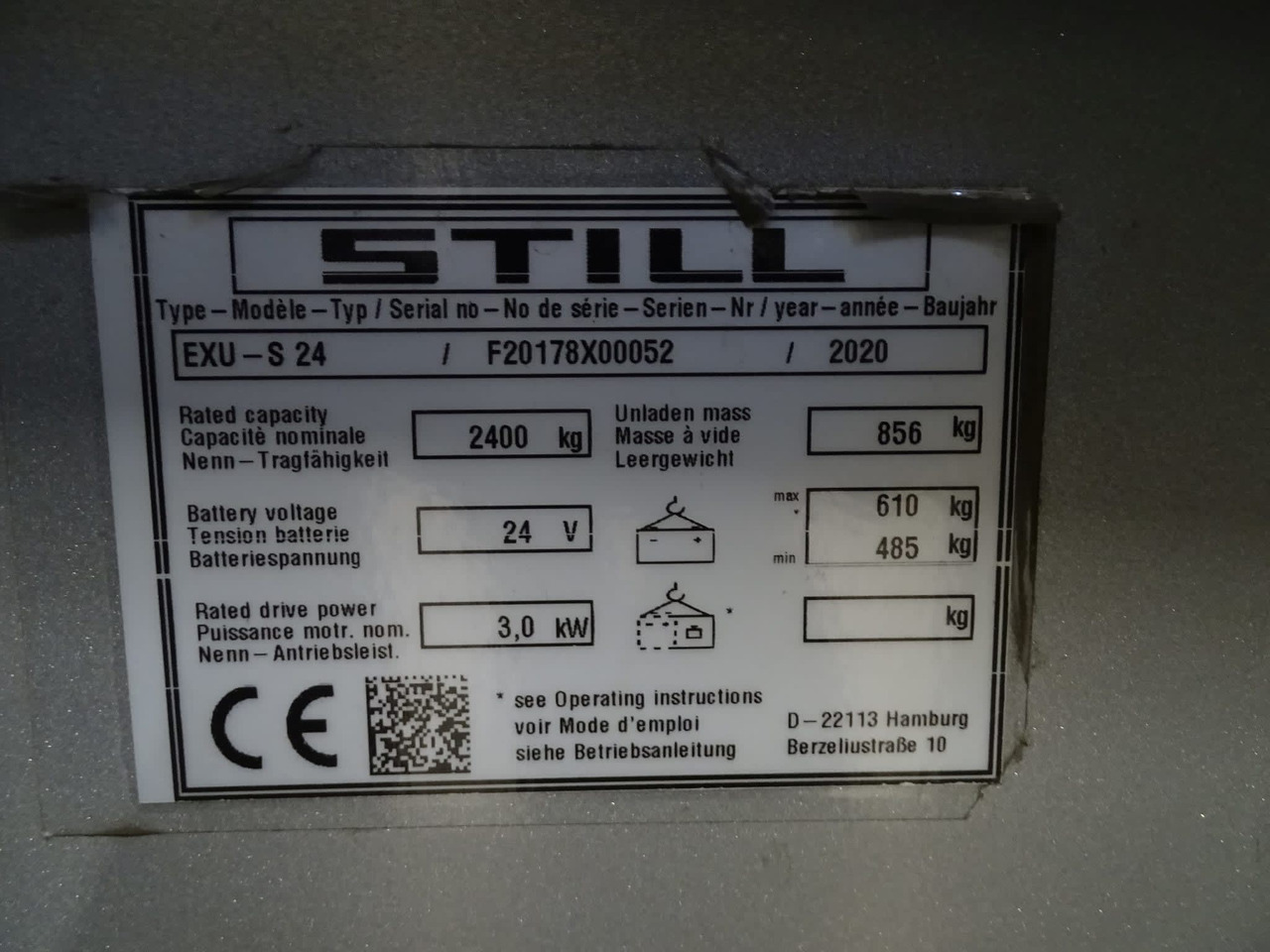 STILL EXU-S24/2390mm - Pallet truck: picture 2 STILL EXU-S24/2390mm - Pallet truck: picture 2