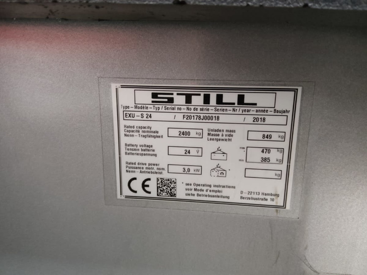 STILL EXU-S24/2400mm - Pallet truck: picture 2 STILL EXU-S24/2400mm - Pallet truck: picture 2