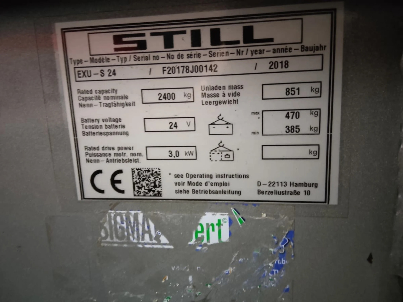 STILL EXU-S24/2400mm/LiIon - Pallet truck: picture 5 STILL EXU-S24/2400mm/LiIon - Pallet truck: picture 5