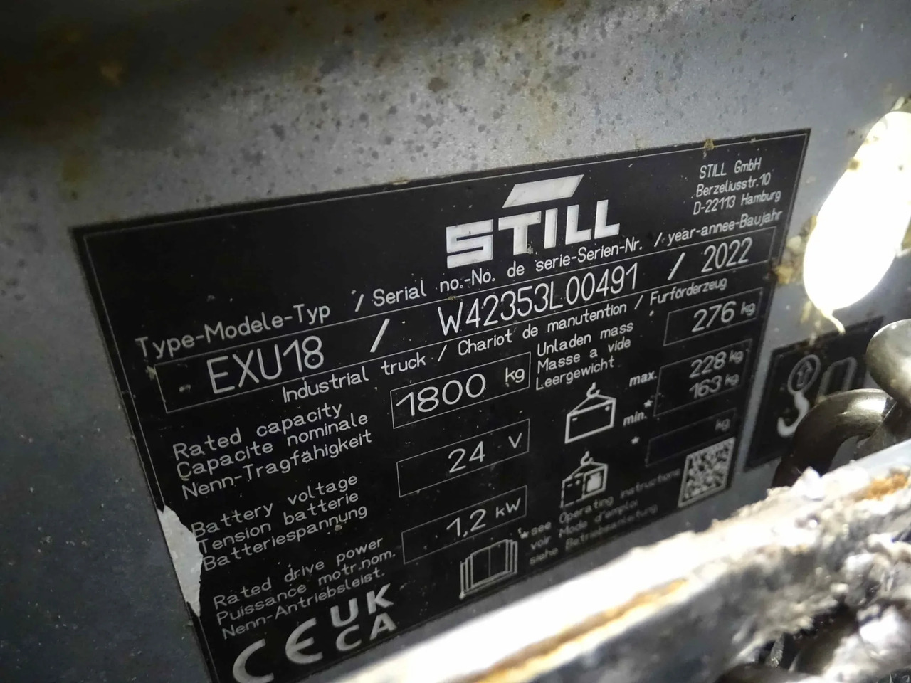 STILL EXU18 - Pallet truck: picture 2 STILL EXU18 - Pallet truck: picture 2