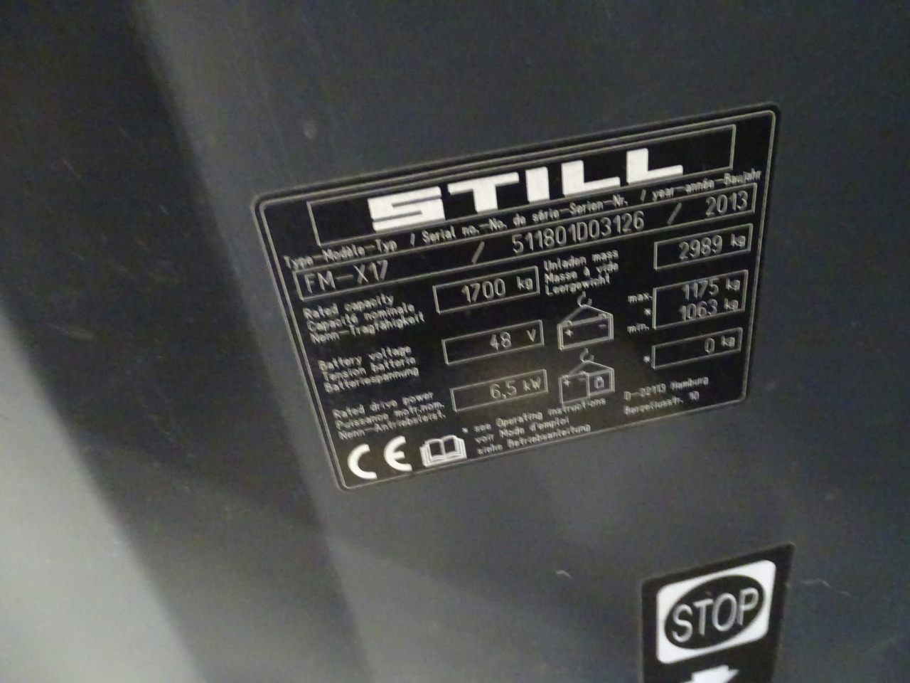 STILL FM-X17 - Reach truck: picture 5 STILL FM-X17 - Reach truck: picture 5