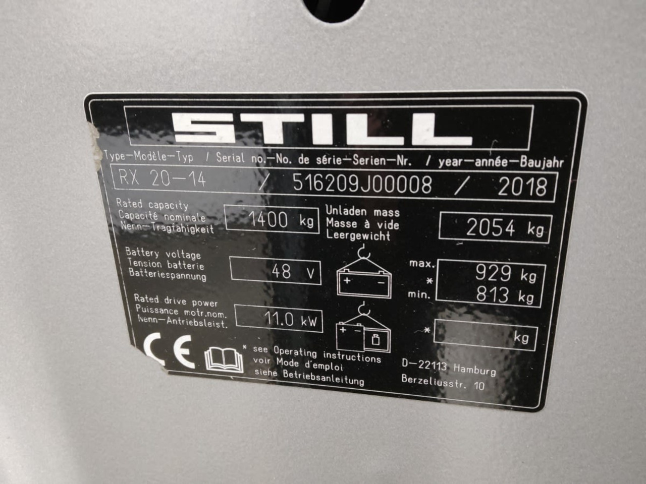 STILL RX20-14 - Electric forklift: picture 2 STILL RX20-14 - Electric forklift: picture 2
