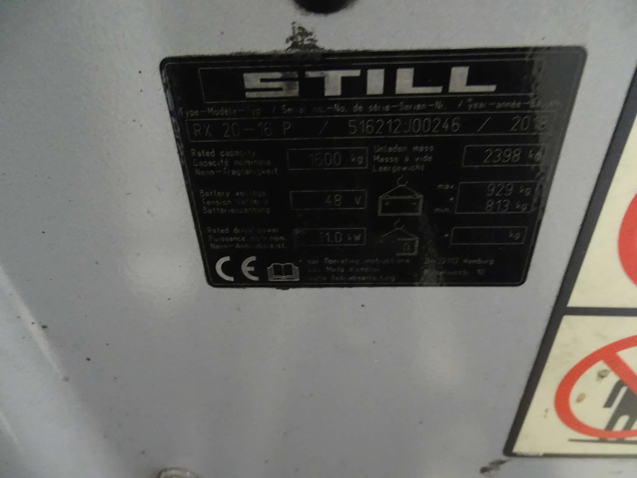 STILL RX20-16P/DriveIn - Electric forklift: picture 2 STILL RX20-16P/DriveIn - Electric forklift: picture 2