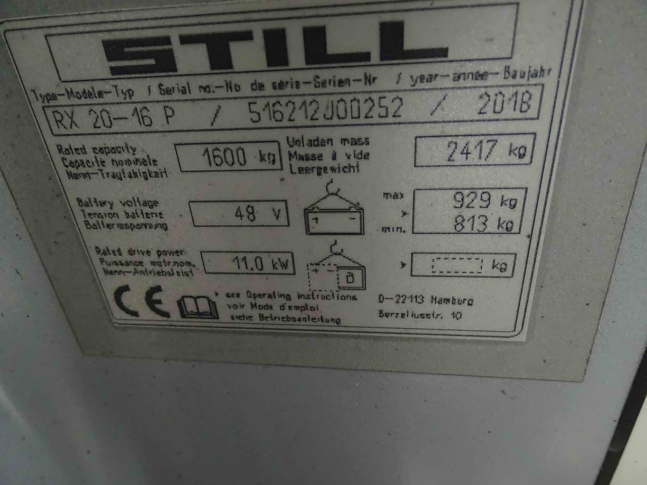 STILL RX20-16P - Electric forklift: picture 2 STILL RX20-16P - Electric forklift: picture 2