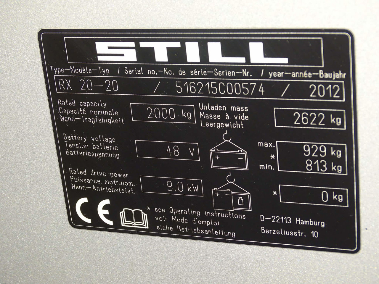 STILL RX20-20 - Electric forklift: picture 4 STILL RX20-20 - Electric forklift: picture 4