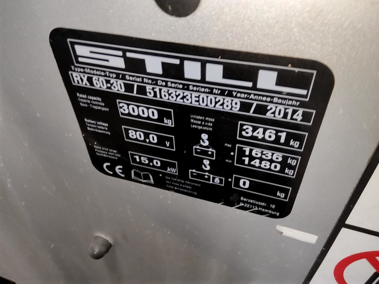 STILL RX60-30 - Electric forklift: picture 2 STILL RX60-30 - Electric forklift: picture 2