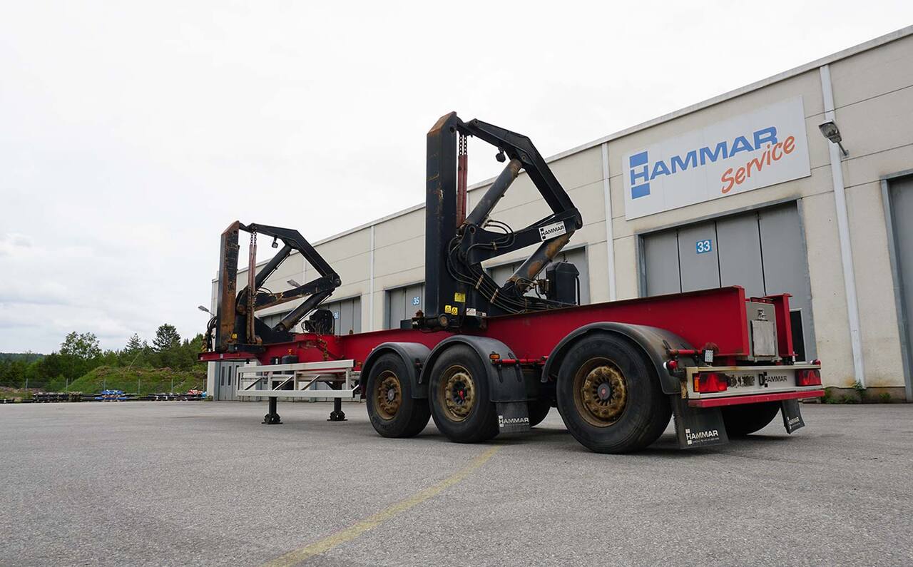 Container transporter/ Swap body semi-trailer for transportation of containers Hammar 160 S, 33 T SWL (20'-40'): picture 8