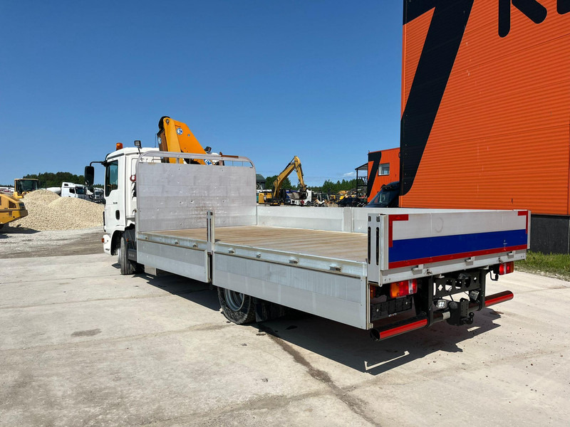 Dropside/ Flatbed truck, Crane truck MAN TGL 8.190 4x2 EFFER 80.2/2S / PLATFORM L=5250 mm: picture 8