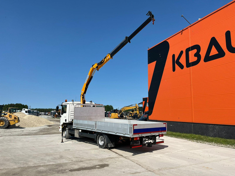 Dropside/ Flatbed truck, Crane truck MAN TGL 8.190 4x2 EFFER 80.2/2S / PLATFORM L=5250 mm: picture 9