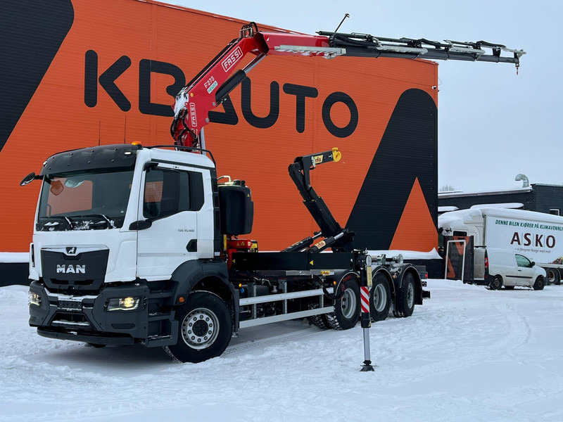 MAN TGS 35.480 8x4*4 FASSI F275 / HYVALIFT 26 ton / L=6300 mm - Hook lift truck: picture 1 MAN TGS 35.480 8x4*4 FASSI F275 / HYVALIFT 26 ton / L=6300 mm - Hook lift truck: picture 1