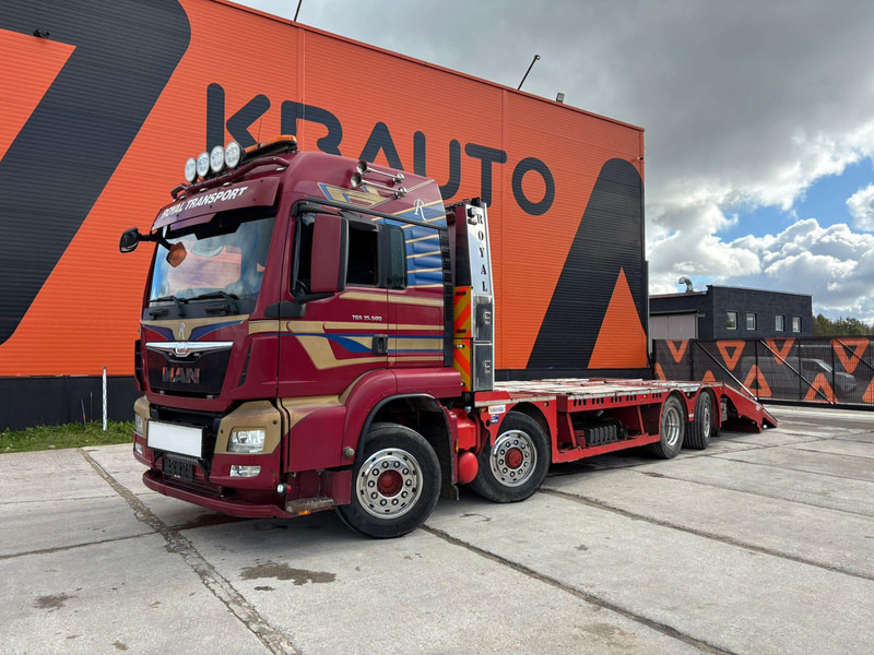MAN TGS 35.480 8x4H-6 HYDRODRIVE / PLATFORM L=9160 mm / WINCH - Autotransporter truck: picture 2 MAN TGS 35.480 8x4H-6 HYDRODRIVE / PLATFORM L=9160 mm / WINCH - Autotransporter truck: picture 2