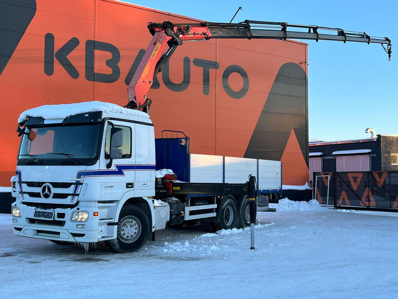 Mercedes-Benz Actros 2548 6x2*4 PK 20002 / PLATFORM L=6411 mm - Dropside/ Flatbed truck, Crane truck: picture 1 Mercedes-Benz Actros 2548 6x2*4 PK 20002 / PLATFORM L=6411 mm - Dropside/ Flatbed truck, Crane truck: picture 1