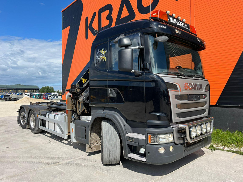 Scania G 440 6x2*4 PK22002 + JIB / PALFINGER 20 ton / L=5000 mm - Hook lift truck, Crane truck: picture 4 Scania G 440 6x2*4 PK22002 + JIB / PALFINGER 20 ton / L=5000 mm - Hook lift truck, Crane truck: picture 4