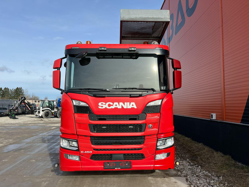 Scania G 450 6x2 PK26002 / BOX L=6426 mm - Dropside/ Flatbed truck, Crane truck: picture 3 Scania G 450 6x2 PK26002 / BOX L=6426 mm - Dropside/ Flatbed truck, Crane truck: picture 3