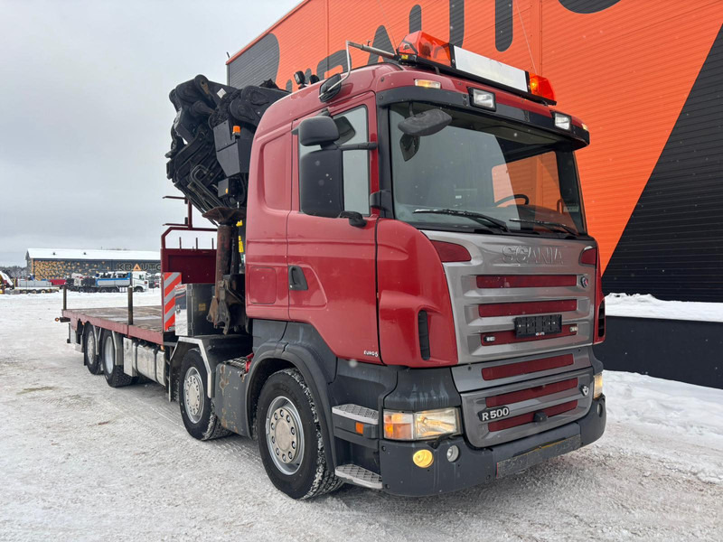 Scania R 500 8x2*6 PK 85002 + JIB / PLATFORM L=6999-8459 mm - Dropside/ Flatbed truck, Crane truck: picture 4 Scania R 500 8x2*6 PK 85002 + JIB / PLATFORM L=6999-8459 mm - Dropside/ Flatbed truck, Crane truck: picture 4
