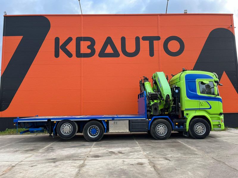 Scania R 520 8x2*6 EFFER 685/6S / WINCH / JIB CONNECTION / PLATFORM L=6423 mm - Dropside/ Flatbed truck, Crane truck: picture 5 Scania R 520 8x2*6 EFFER 685/6S / WINCH / JIB CONNECTION / PLATFORM L=6423 mm - Dropside/ Flatbed truck, Crane truck: picture 5
