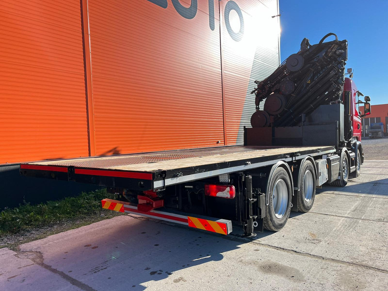 Scania R 520 8x4 COMBI / HIAB 1058E-8 + JIB / PLATFORM L=6269 mm - Dropside/ Flatbed truck, Crane truck: picture 5 Scania R 520 8x4 COMBI / HIAB 1058E-8 + JIB / PLATFORM L=6269 mm - Dropside/ Flatbed truck, Crane truck: picture 5