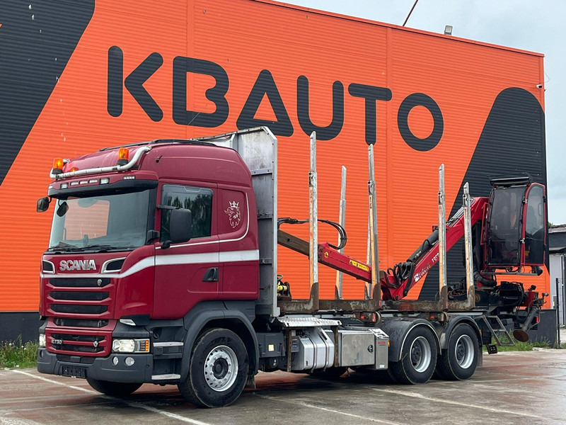 Scania R 730 6x4 RETARDER / BIG AXLES - Logging truck, Crane truck: picture 2 Scania R 730 6x4 RETARDER / BIG AXLES - Logging truck, Crane truck: picture 2