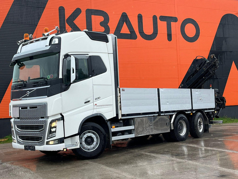 Volvo FH 16 600 6x2*4 HIAB 166E-5 HIPRO / PLATFORM L=6309 mm - Dropside/ Flatbed truck, Crane truck: picture 2 Volvo FH 16 600 6x2*4 HIAB 166E-5 HIPRO / PLATFORM L=6309 mm - Dropside/ Flatbed truck, Crane truck: picture 2