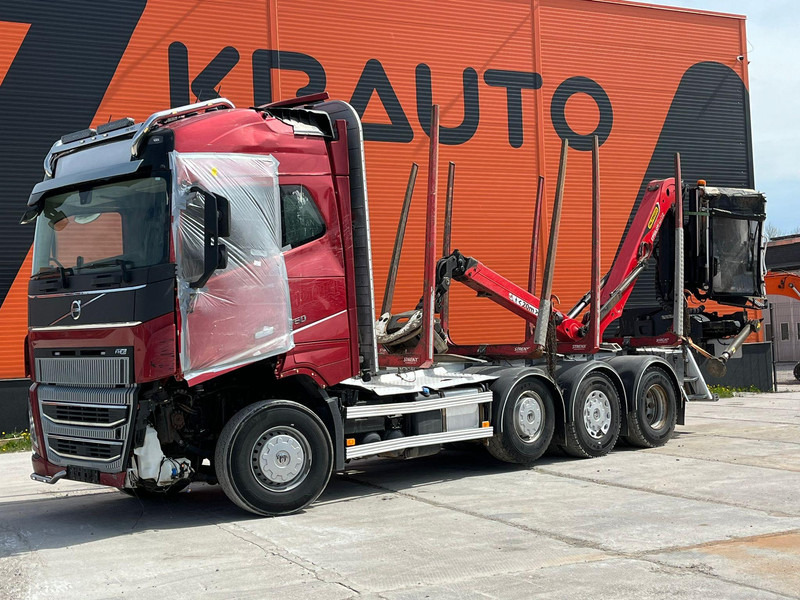 Volvo FH 16 750 8x4/4 DAMAGED ! - Logging truck, Crane truck: picture 1 Volvo FH 16 750 8x4/4 DAMAGED ! - Logging truck, Crane truck: picture 1