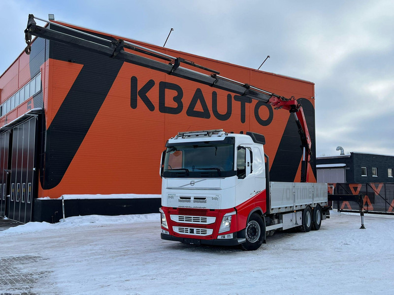 Volvo FH 500 6x2 FASSI F195A.2.25 / PLATFORM L=6509 mm - Dropside/ Flatbed truck, Crane truck: picture 1 Volvo FH 500 6x2 FASSI F195A.2.25 / PLATFORM L=6509 mm - Dropside/ Flatbed truck, Crane truck: picture 1