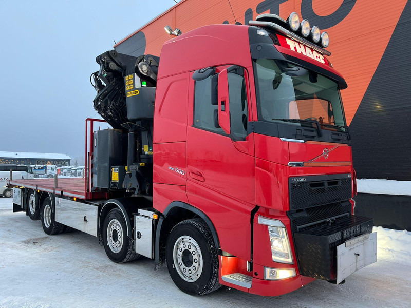 Volvo FH 500 8x2*6 PK 78002 + JIB + WINCH / PLATFORM L=6676-8174 mm - Dropside/ Flatbed truck, Crane truck: picture 4 Volvo FH 500 8x2*6 PK 78002 + JIB + WINCH / PLATFORM L=6676-8174 mm - Dropside/ Flatbed truck, Crane truck: picture 4