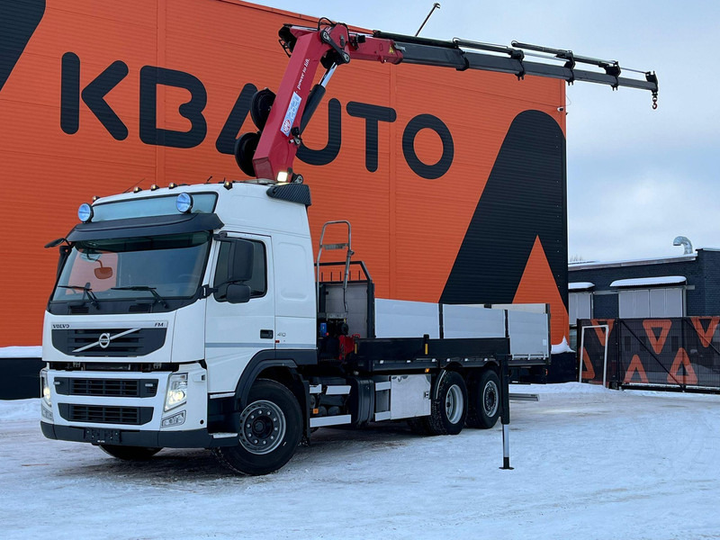 Volvo FM 410 6x2 HMF 2620-K5 / PLATFORM L=6456 mm - Dropside/ Flatbed truck, Crane truck: picture 1 Volvo FM 410 6x2 HMF 2620-K5 / PLATFORM L=6456 mm - Dropside/ Flatbed truck, Crane truck: picture 1