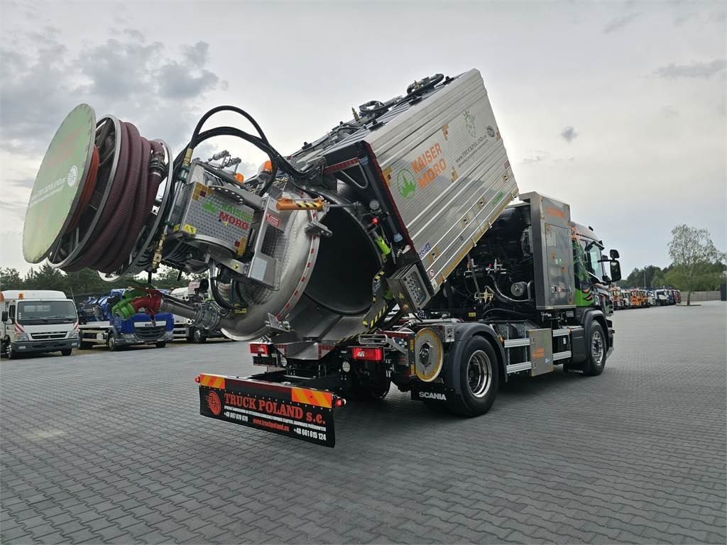 Vacuum truck Scania MORO KAISER WUKO COMBI HOT WATER FOR CLEANING SEWE: picture 19