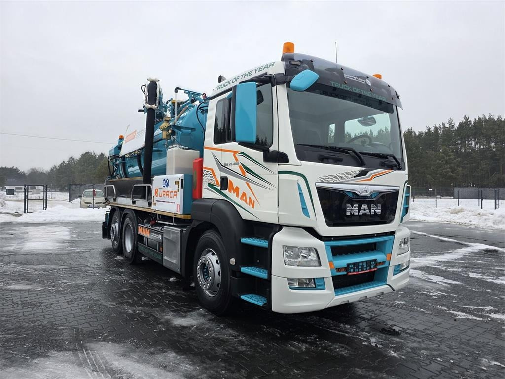 MAN HUWER HYDROVIDE WUKO KOMBI FOR SEWAGE CLEANING - Utility/ Special vehicle: picture 2 MAN HUWER HYDROVIDE WUKO KOMBI FOR SEWAGE CLEANING - Utility/ Special vehicle: picture 2