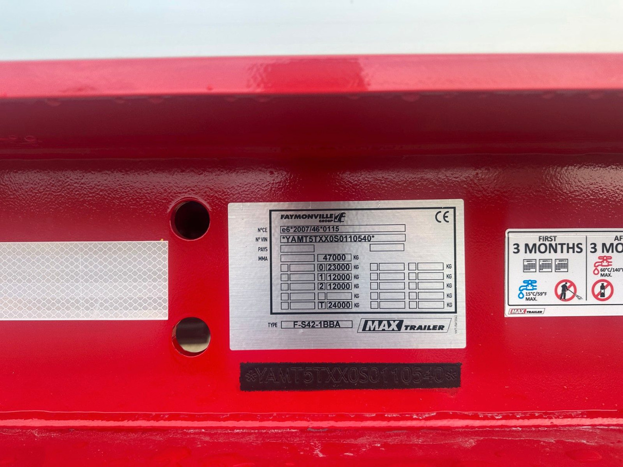 Faymonville MAX510 2 cahs tiefbett / ausziehbar - Low loader semi-trailer: picture 3 Faymonville MAX510 2 cahs tiefbett / ausziehbar - Low loader semi-trailer: picture 3