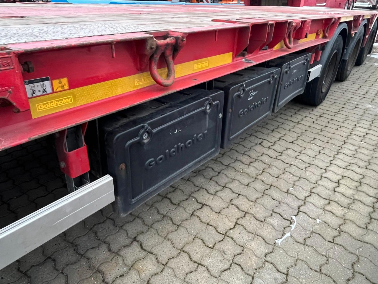 Goldhofer 3 achs plateu / Mega - Low loader semi-trailer: picture 4 Goldhofer 3 achs plateu / Mega - Low loader semi-trailer: picture 4