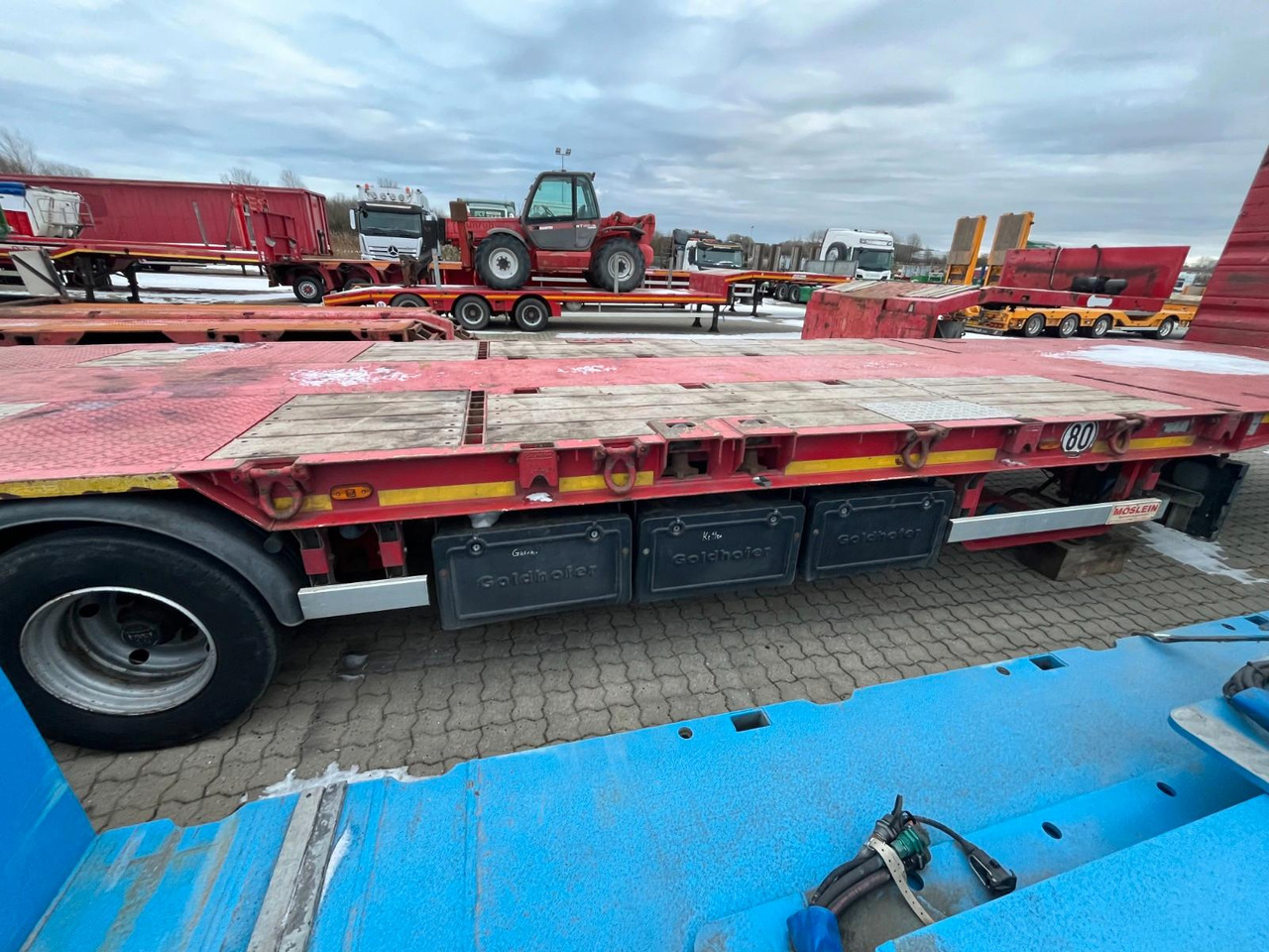 Goldhofer 3 achs plateu / Mega - Low loader semi-trailer: picture 3 Goldhofer 3 achs plateu / Mega - Low loader semi-trailer: picture 3