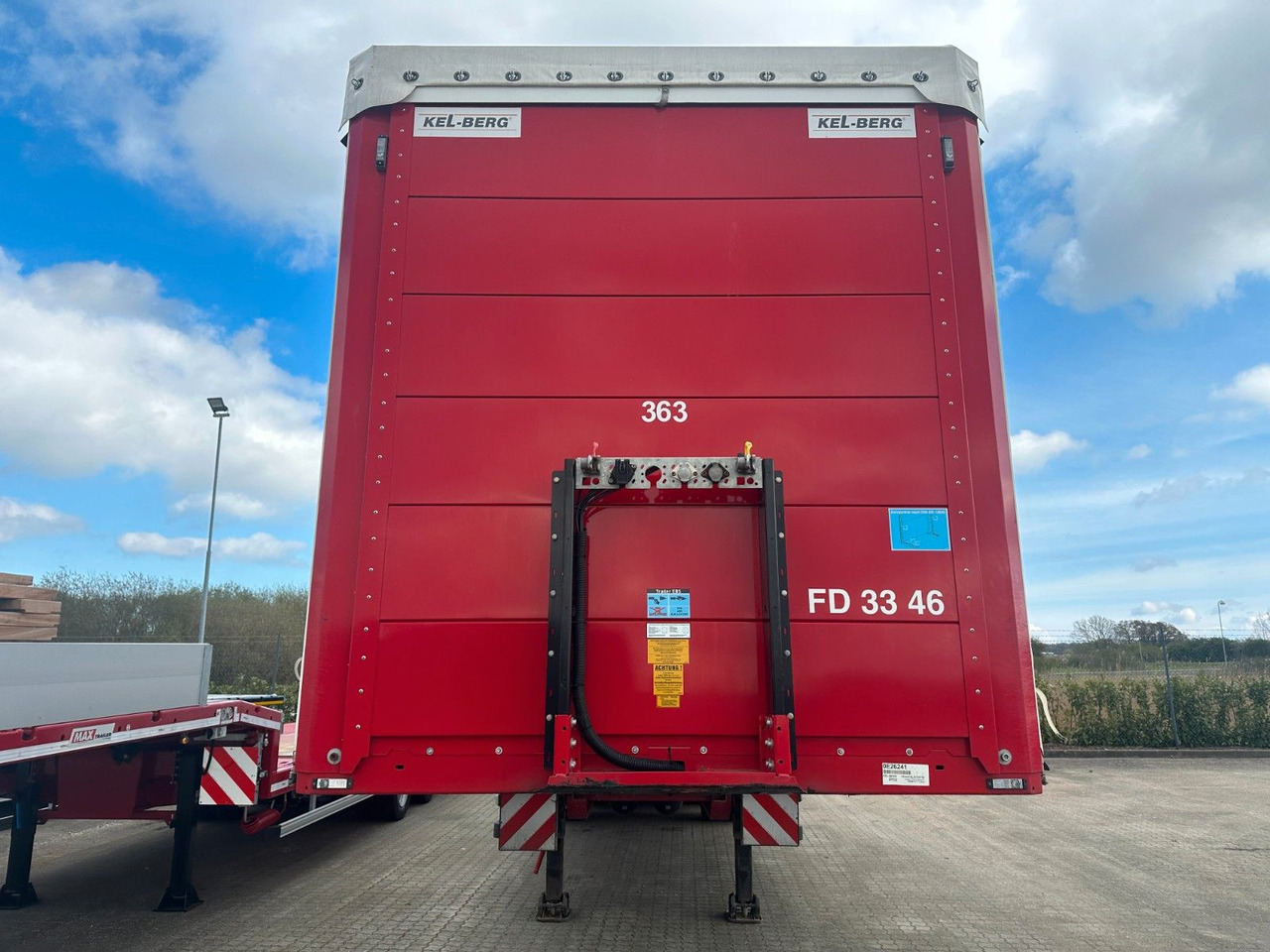 Kel-Berg 3 achs D600V/XL - Curtainsider semi-trailer: picture 2 Kel-Berg 3 achs D600V/XL - Curtainsider semi-trailer: picture 2