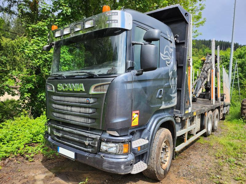 Scania R R 580 - Logging truck, Crane truck: picture 2 Scania R R 580 - Logging truck, Crane truck: picture 2