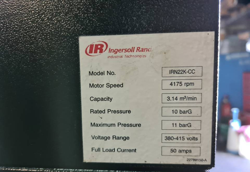 Leasing of Kompresor śrubowy INGERSOLL RAND IRN 22K-CC 22 kw Falownik Kompresor śrubowy INGERSOLL RAND IRN 22K-CC 22 kw Falownik: picture 7 Leasing of Kompresor śrubowy INGERSOLL RAND IRN 22K-CC 22 kw Falownik Kompresor śrubowy INGERSOLL RAND IRN 22K-CC 22 kw Falownik: picture 7
