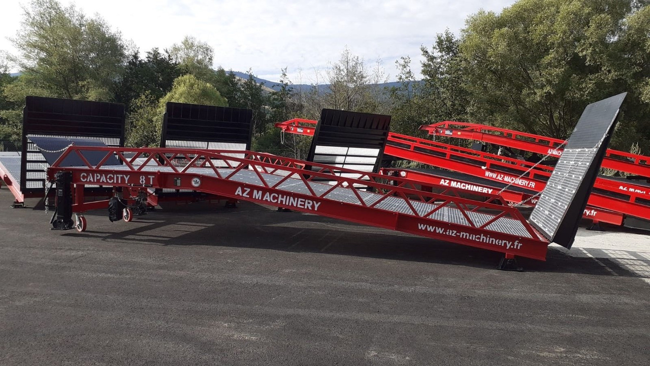 Loading ramp **RENTAL** Loading Ramp with with hydraulic tilting bridge - AZ RAMP - STAR- 8T. 8 ton capacity: picture 12 Loading ramp **RENTAL** Loading Ramp with with hydraulic tilting bridge - AZ RAMP - STAR- 8T. 8 ton capacity: picture 12