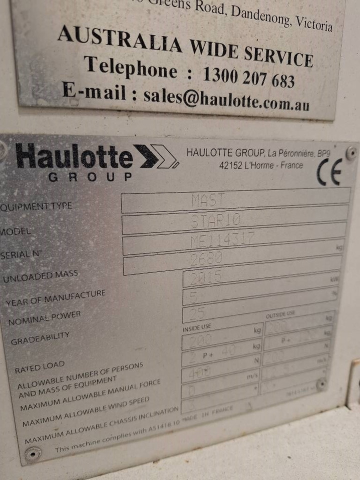 Haulotte Star 10 - Telescopic boom: picture 3 Haulotte Star 10 - Telescopic boom: picture 3