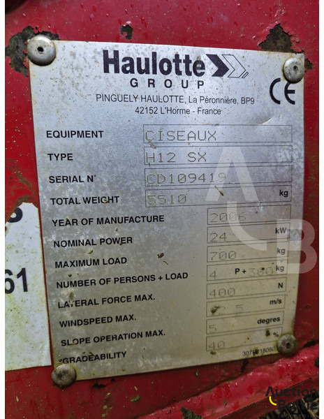 Scissor lift Haulotte H 12 SX: picture 17