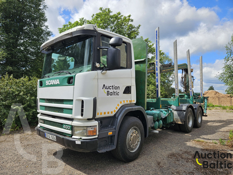 Scania R 124 GB - Forestry trailer: picture 1 Scania R 124 GB - Forestry trailer: picture 1