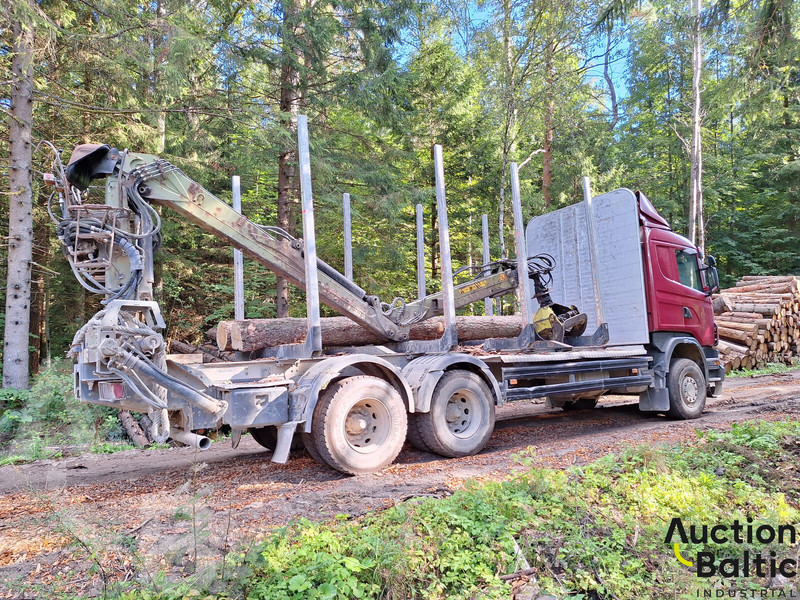 Scania R 480 - Logging truck, Crane truck: picture 4 Scania R 480 - Logging truck, Crane truck: picture 4