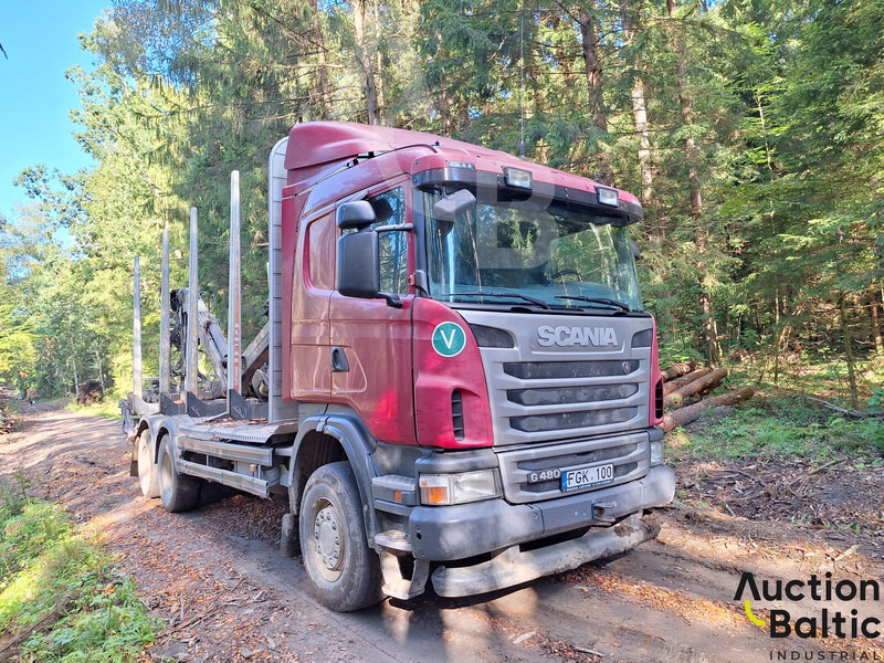 Scania R 480 - Logging truck, Crane truck: picture 1 Scania R 480 - Logging truck, Crane truck: picture 1