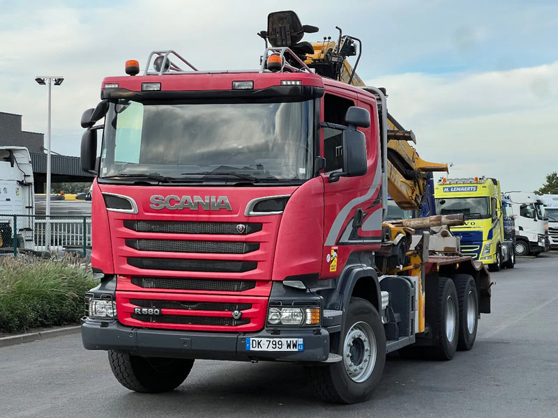 Scania R580 6x4 full steel*3pedal opticruise*R580 V8* - Logging truck: picture 1 Scania R580 6x4 full steel*3pedal opticruise*R580 V8* - Logging truck: picture 1